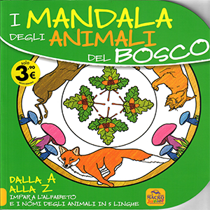 Mandala degli animali del bosco